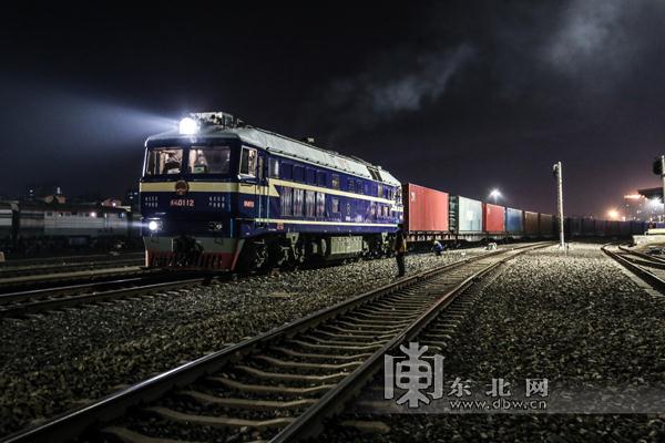 중국 헤이룽장성의 주요 수출입 운송 수단으로 사용되는 철도의 모습, 사진제공=동북넷(东北网)